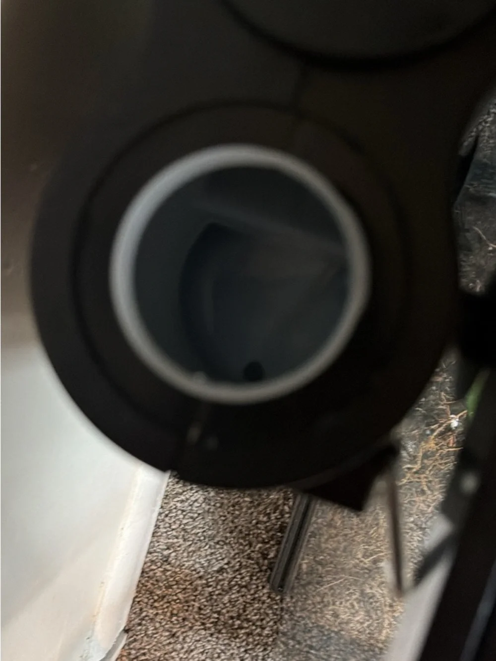 Black Terrarium Filter/Heater Attachment - Black with Blue Indicator